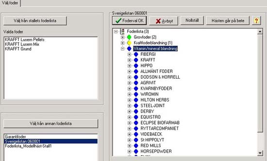 46-231 valjfoderfrannanlista